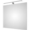PELIPAL Specchio con illuminazione integrata completo di faretto bagno Solitaire H 70 cm bianco
