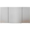 PELIPAL Specchio Contenitore Con Illuminazione PELIPAL rovere bianco L 130 x H 72 x P 17 cm