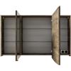PELIPAL Specchio Contenitore Contea Con Illuminazione PELIPAL destro rovere ribbeck L 120 x H 72 x P 17 cm