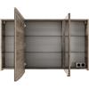 PELIPAL Specchio Contenitore Contea Con Illuminazione PELIPAL sinistro rovere sanremo L 120 x H 72 x P 17 cm