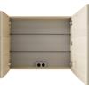 PELIPAL Specchio Contenitore Con Illuminazione PELIPAL pino polar L 85 x H 72 x P 17 cm