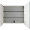 PELIPAL Specchio Contenitore Con Illuminazione PELIPAL rovere bianco L 85 x H 72 x P 17 cm