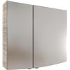 PELIPAL Specchio Contenitore Con Illuminazione PELIPAL rovere sanremo L 85 x H 72 x P 17 cm