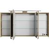 PELIPAL Specchio Contenitore Con Illuminazione Cassca PELIPAL pino polar L 140 x H 70 x P 17 cm