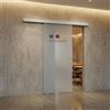 Leroy Merlin Porta scorrevole sinistra Restaurant in vetro trasparente, L 88 x H 215 cm, con binario Meli