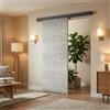 Leroy Merlin Porta scorrevole destra Beton in mdf rovere grigio, L 93 x H 212 cm, con binario Meli
