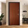 Master Porta blindata MASTER STARK NOC/NOC L 90 x H 200 cm noce apertura spingere a sinistra