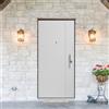 Yale Porta blindata YALE Seal L 80 x H 210 cm in PVC bianco, apertura spingere a sinistra, falso telaio incluso