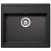 Schock Lavello sopratop 1 vasca in quarzo nero SCHOCK Nemo N100 CRISTALITE® L 49 x L 55.2 cm