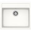 Schock Lavello sopratop 1 vasca in quarzo bianco SCHOCK Nemo N100 CRISTALITE® L 49 x L 55.2 cm