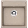Schock Lavello sopratop 1 vasca in quarzo avena SCHOCK Nemo N100 S CRISTALITE® L 49 x L 43.4 cm