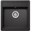 Schock Lavello sopratop 1 vasca in quarzo nero SCHOCK Nemo N100 S CRISTALITE® L 49 x L 43.4 cm