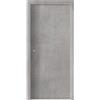Leroy Merlin Porta interna scorrevole Shale in MDF colore cemento grigio, L 80 x H 210 cm, apertura reversibile