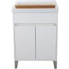 Leroy Merlin Lavatoio per bucato laundry in ceramica bianco L 60 x P 50 x Sp 60 cm da interno