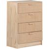ASTIGARRAGA Cassettone Aura, 4 cassetti, L 65 x P 36 x H 96 cm