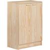 ASTIGARRAGA Armadio basso Vita ASTIGARRAGA in legno, rovere L 65 x H 96 x P 36 cm 2 ante