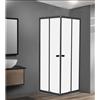 Leroy Merlin Box doccia angolare con porta scorrevole, vetro 5 mm, L68- 80 cm x L 68-80 cm H 190 cm, cromo