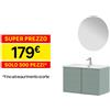 FERIDRAS Mobile bagno Burano L 80 x H 51 x P 46 cm verde