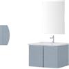 FERIDRAS Mobile bagno con lavabo Rialto L 80 x H 53 x P 46 cm azzurro
