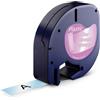 Q-Connect Nastro per etichettatrice Q-Connect compatibile con Dymo LetraTag - ABS - nero/trasparente - 12 mm x 4 m - KF18837 - F10630