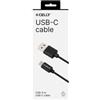 Celly Cavo USB-A / USB-C in gomma Celly 15W - 2 m - nero USB-C2M - F10565