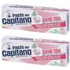 Pasta Del Capitano Dentifricio Baking Soda 2x100 ml Collutorio