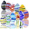 HDCRYSTALGIFTS Uova di Pasqua in cristallo, fatte a mano, piccole uova, decorative, per la casa, da collezione, per ragazzi e ragazze, bomboniere artigianali (12 pezzi)