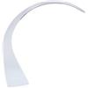 Kartell Taj Mini Lampada da Tavolo, 31x9.5xH32cm, Bianco Coprente, Mini