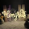 Allball Insegna al neon con scritta Congrats Grad Global, con luce al neon a LED, per feste di laurea, cerimonia di laurea, laurea, cortile, regalo di laurea per interni (40 x 21 cm)