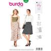 burdastyle Burda Cartamodello da cucito 6340, gonna da donna, taglia 34-44, ideale per principianti [L1]