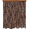 Jolan Tende Di Perline Sospeso,Tenda Con Perline in Legno Naturale e Bambù,Tende Per Porte Con Perline Fili Divisorie Per La Casa,Pannelli Tenda Antimosche,Per Balcone Cucina,W×H-100strands(100×210cm)
