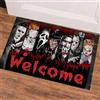 HSKJTT Zerbino di Halloween 3D, Divertente Tappeto Horror, Tappetini da Bagno Horror Antiscivolo con Decorazione di Halloween per Uso Interno Ed Esterno,40x60cm,G