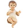 SHALOM - Statua Gesù Bambino Vestito, In Resina. Altezza 10,5 Cm