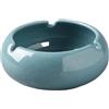 ATOTLLAF Portacenere Antiodore Posacenere Da Ufficio Geyao Grande Posacenere Da Tavolo Antivento In Ceramica Posacenere Di Grande Capacità Blu Piccolo