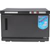 BRRIDE 25L Porta Asciugamani con Sterilizzatore UV, Armadietto Termico per Compresse Porta Asciugamani Asciugamano Armadietto Termico UV Luce Sterilizzatore per Salone di Bellezza Hotel (Nero)