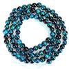 Jenngaoo Perline Occhio di Tigre, 4mm 8mm Pietra Naturale Blu Rotondo Perline Allentate per Creazione di Gioielli Braccialetto Collana Fai da Te(4mm (92pcs/string))