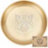 CREATCABIN Piatto per AltareAngeloFata Piatto per Gioielli Ciotola Piatta Rituale Vassoio Rotondo Dorato per Preghiera Ciotola per Offerte Anello Portacandele Portagioie per Gioielli Meditazione