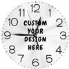 WAFICAC Orologio con Foto Personalizzato Rotondo Personalizzato con Testo Fotografico Orologio Rotondo Personalizzato Orologio da Parete Personalizzato Regalo per Famiglia Natale Matrimonio San Valentino Comp
