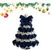 Generico Kit All'uncinetto,Kit Per Creare Alberi Di Natale All'uncinetto - Set Completo Arte Craft Maglia Per Appassionati Amici Famiglia Decorazioni Festa