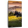 ARTTOR Moderno Quadro su Tela 45x80 cm Verticale Paesaggi Natura - 2465 | Agricoltura Azienda agricola Toscana Quadro Decorativo Soggiorno Camera da Letto Decorazione da Parete Arte da Parete ARTTOR