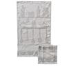 OM DOLCE CASA Strofinacci Asciughini Canovacci Set 3 Pezzi Misura Maxi Cm 60x86 Tela Aida Ricamo Punto Croce Hobby Cucito Fondo Colore Ecru Variante Cucina Disponibile in 7 Colori Prodotto in Italia (Tortora)