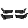 Hhfksci Rifiniture Interne Auto Per Ford Per Edge 2018-2020 ABS Fibra Carbonio Pannello Copertura Decorativo Vano Portaoggetti Anteriore Auto Stile Interno(Carbon 9 15-20)