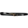 EMPORIO ARMANI - Cintura in pelle - Nero