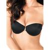 Lormar Lynette Reggiseno senza schienale - Reggiseno trasparente Lynette. Made in Italy - Beige - 3 B (Taglia Produttore: 34B)