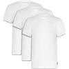 Ted Baker Confezione da 3 Magliette Girocollo da Uomo in Cotone Elasticizzato Traspirante, Bianco, M