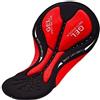F Fityle 2X Cuscinetti in Gel per Ciclismo 3D Pantaloni per Bici Pantaloncini Cuscini Accessori per Ciclisti