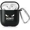 AKABEILA Custodia Cover per AirPods 2 & 1, Morbida TPU Protettiva Antiurto AirPods 1st 2nd Generation 2016 2019 Cover Caso con Motivo Portachiavi