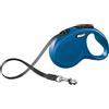 CAMON SpA Guinzaglio New Classic Blu con Fettuccia - 5 mt Taglia S