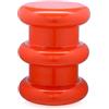 Kartell Calice Sgabello, Tecnopolimero termoplastico colorato in Massa, Rosso, 34.5 x 46 cm