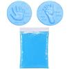 Jauarta Kit per la cura del bambino, per la cura del bambino, per la mano dei piedi, impronte digitali, tono morbido, accessorio per bambini (blu)